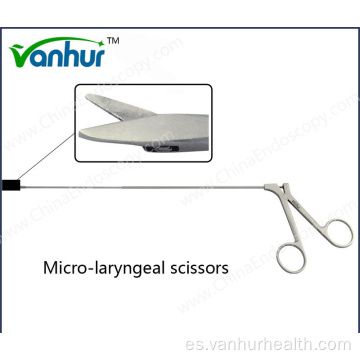 Instrumentos de laringoscopia Micro tijeras laríngeas